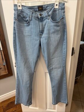 Lee Light Blue Straight-Leg Jeans